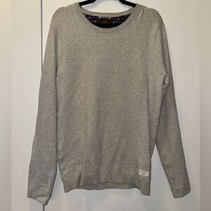 SCOTH & SODA Textured Knit Pullover Sweater Grey Men’s Size Small